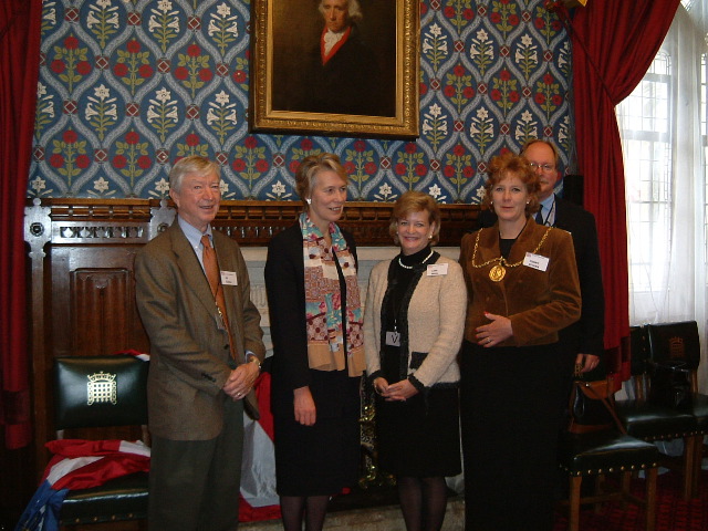 Ed Cashin with Virginia Bottomley MP