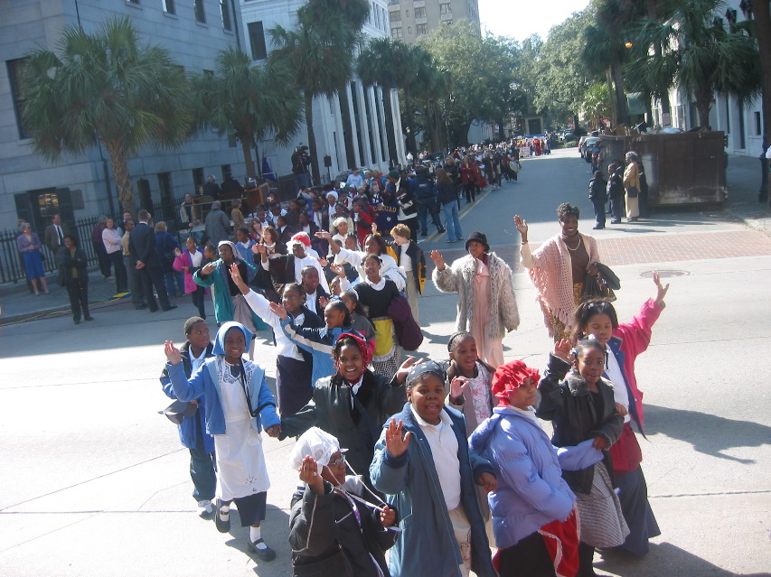 Children Parading