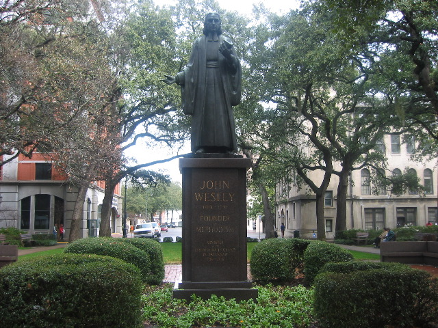 John Wesley statue